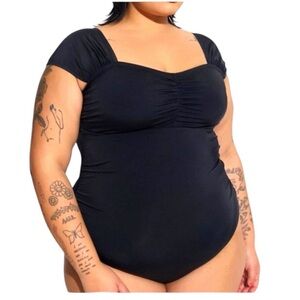 Torrid Plus Size Black One-Piece Swimsuit